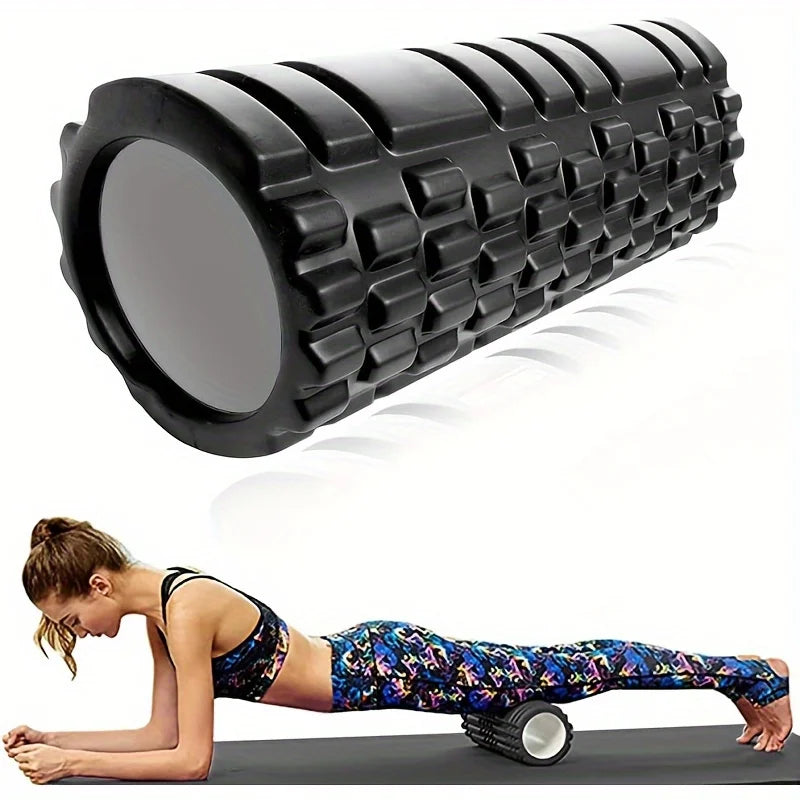 Schaumstoffrolle, EVA-Muskelrolle für Yoga, Pilates, Rückenübungen & Physiotherapie, 30 x 8 cm