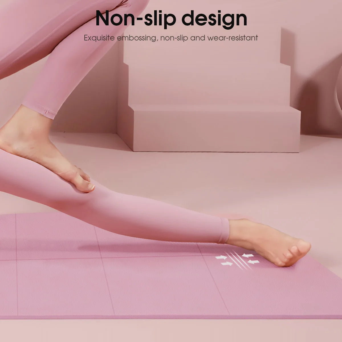 4 mm dicke EVA-Yogamatte – Rutschfeste Sportmatte für Yoga, Pilates & Gymnastik