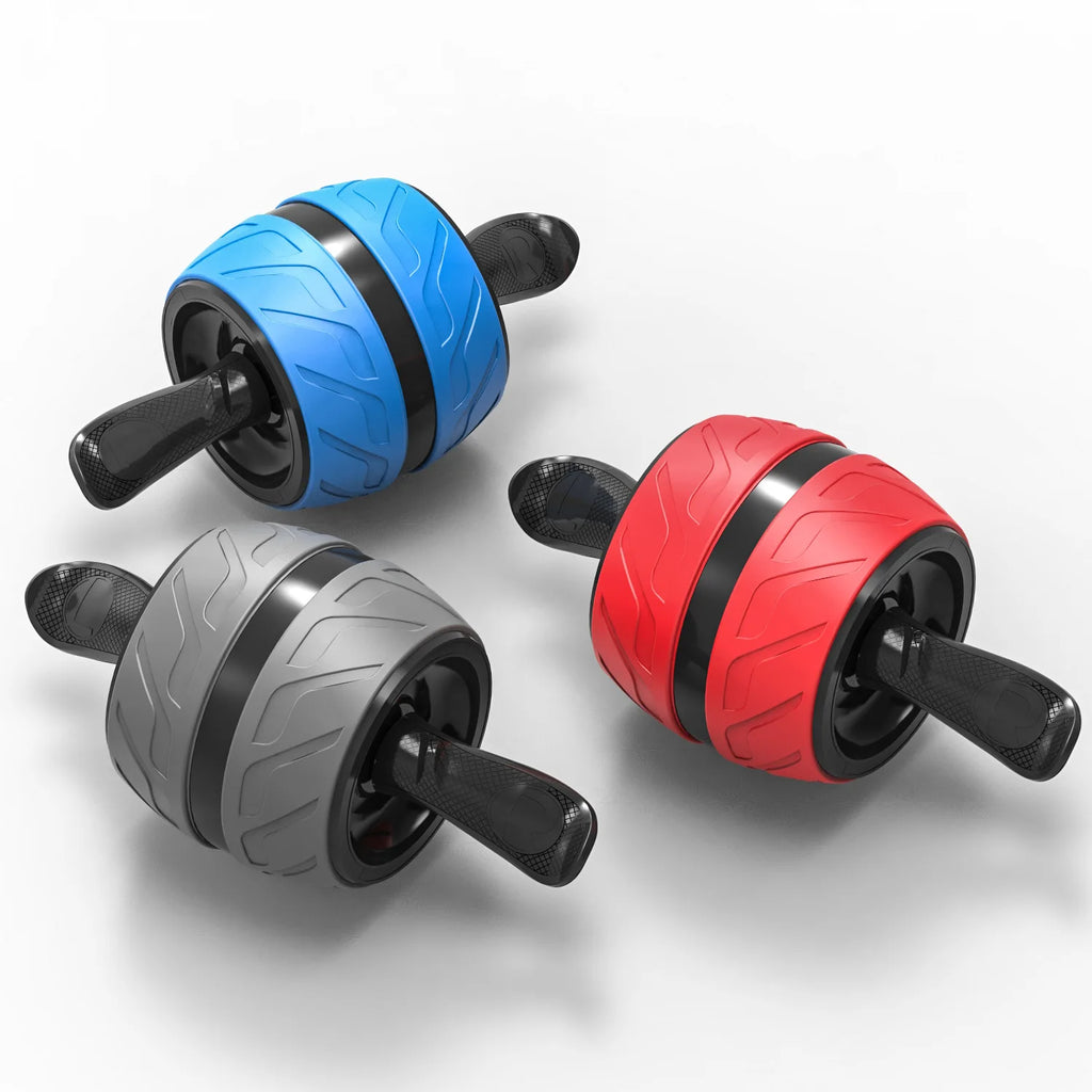 Ab-Roller mit Rückfederung & Kniematte – Bauchrad für Home-Gym, Fitness & Krafttraining