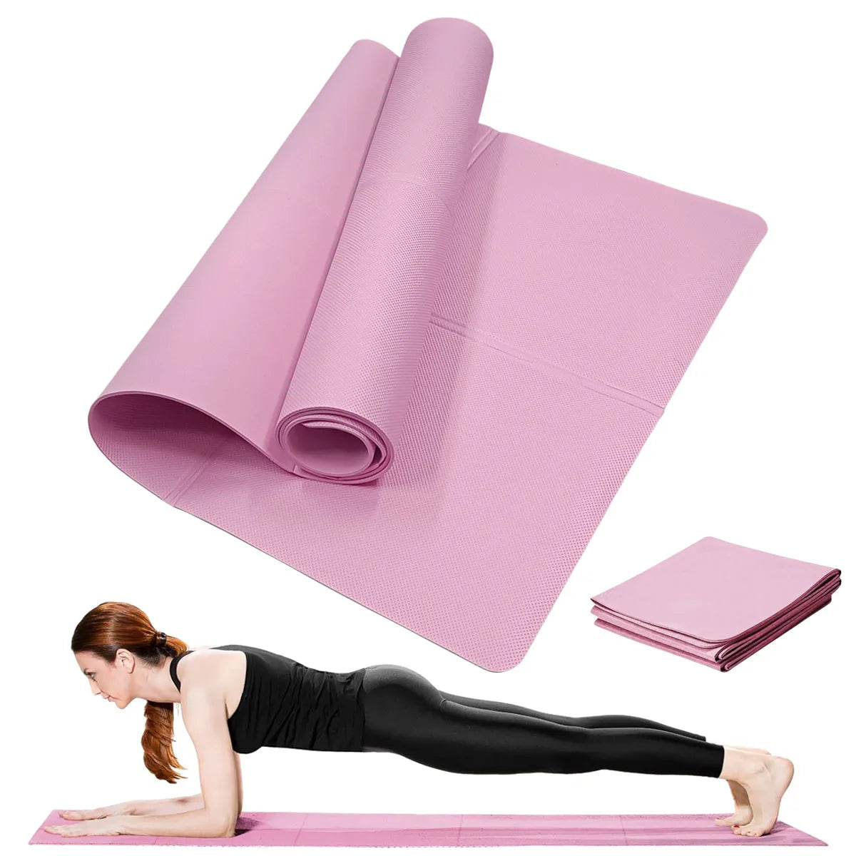 4 mm dicke EVA-Yogamatte – Rutschfeste Sportmatte für Yoga, Pilates & Gymnastik